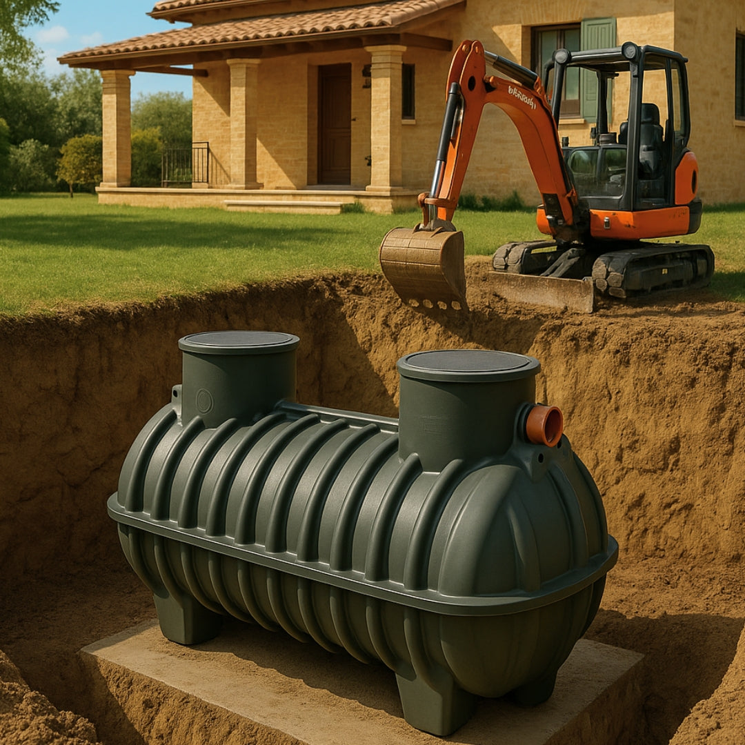 Fosa Septica Bicamerala Vidanjabila 5000 Litri, 12-16 LE