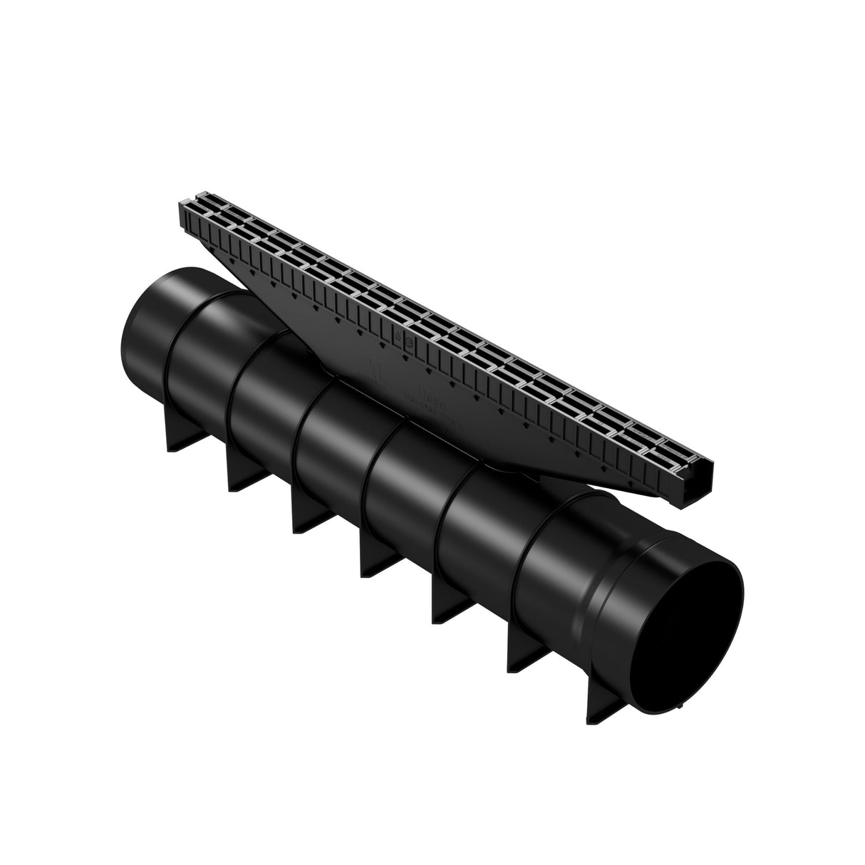Rigola drenaj GM One din polipropilena neagra, cu dimensiuni 540x116x195mm cu clasa de incarcare C250