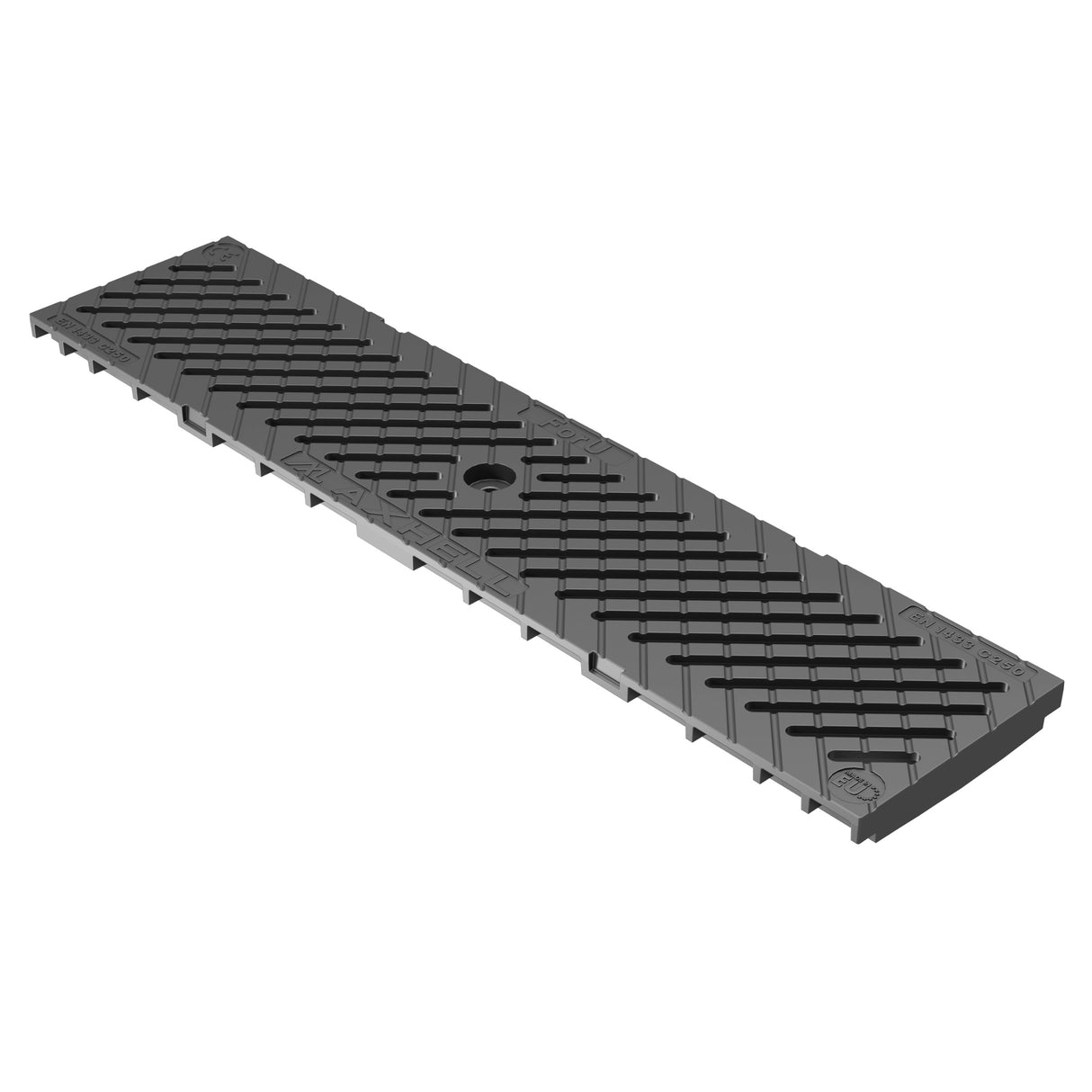 Rigola drenaj GM Rain H70 cu gratar din PA, destinata utilizarii in exterior. Dimensiuni: 1000 mm lungime, 120 mm latime, 92 mm inaltime. Clasa de incarcare B125 potrivita pentru zone comerciale si industriale.