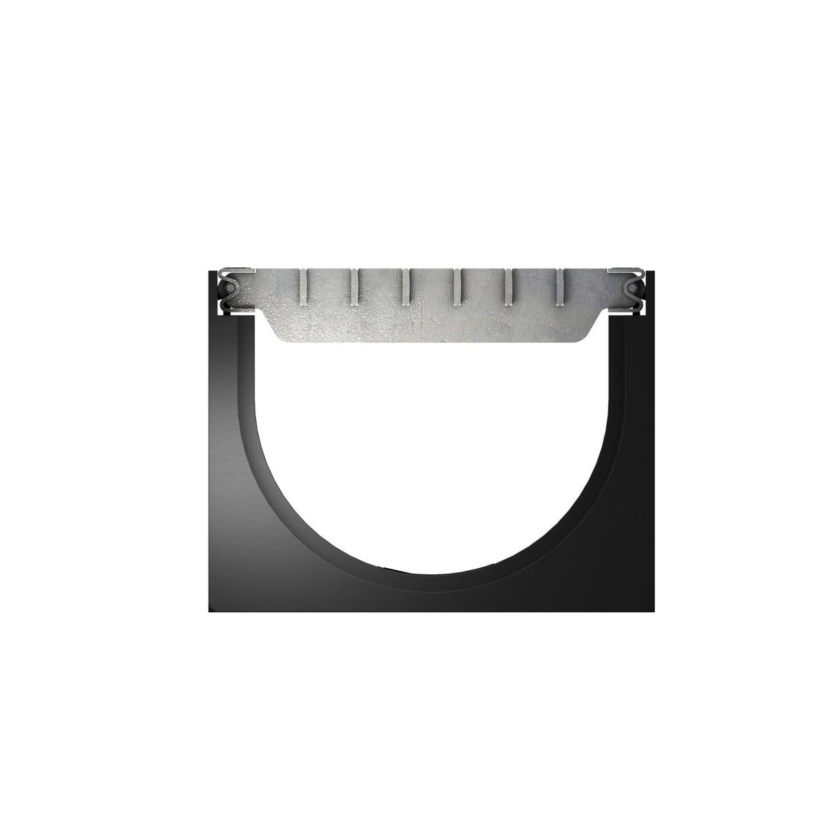Rigola drenaj GM Rain H70 cu gratar din otel galvanizat, destinata utilizarii in exterior. Dimensiuni: 1000 mm lungime, 120 mm latime, 92 mm inaltime. Clasa de incarcare B125 potrivita pentru zone comerciale si industriale.