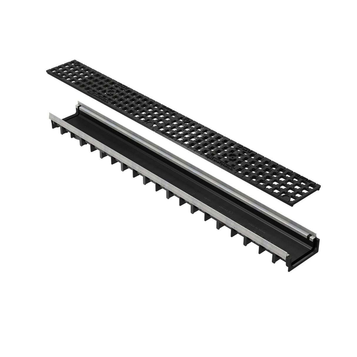 Rigola drenaj GM RainPro H30 cu gratar din fonta ductila, destinata utilizarii in exterior. Dimensiuni: 1000 mm lungime, 120 mm latime, 56 mm inaltime. Clasa de incarcare C250 potrivita pentru zone cu trafic intens, precum parcari si drumuri.