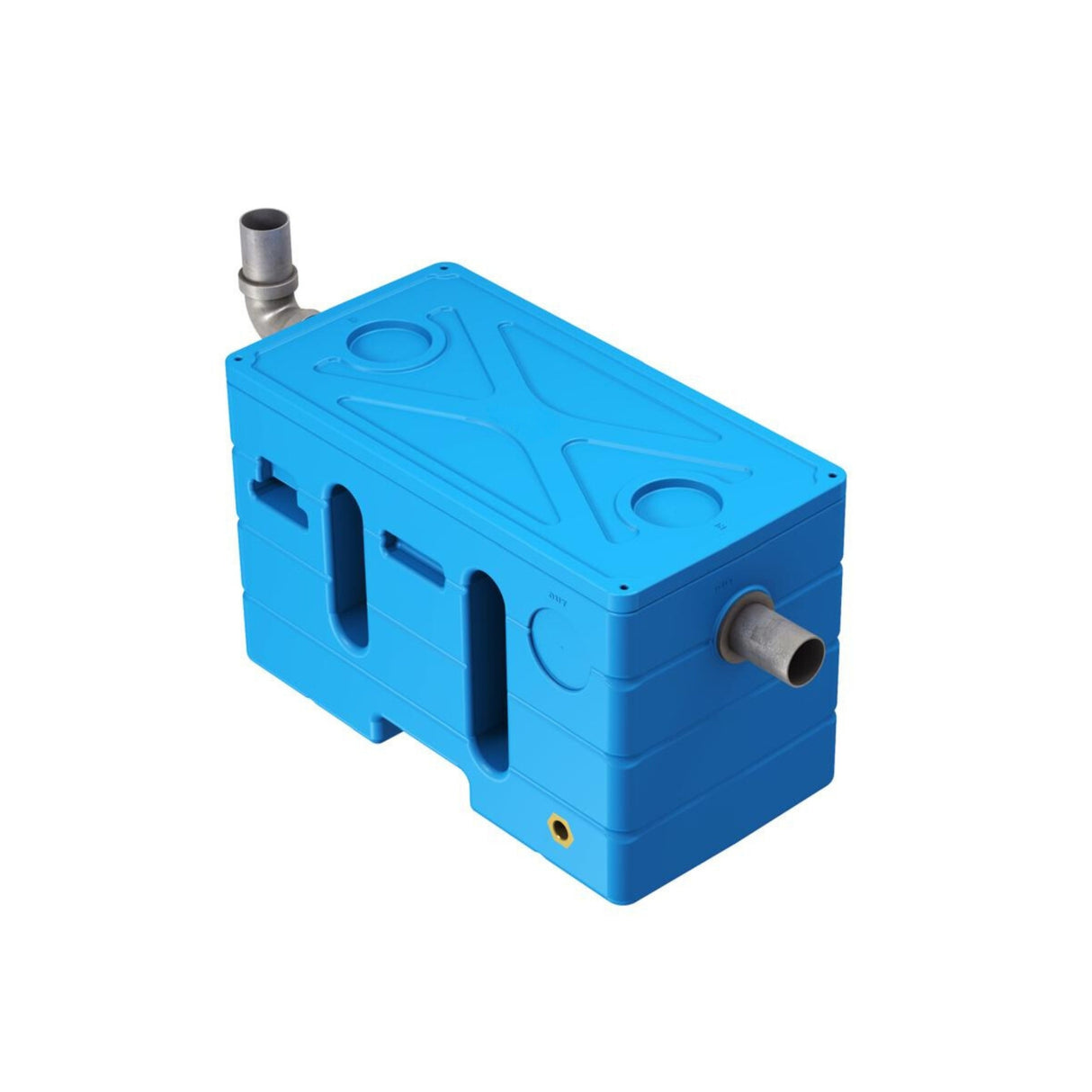 Separator de grăsimi DEG 50, cu o capacitate de 50 de litri, dimensiuni compacte de 585x294x350 mm. Ideal pentru captarea eficientă a grăsimilor și uleiurilor din apa uzată, contribuind la protejarea sistemelor de canalizare. Design robust, ușor de instalat și întreținut, potrivit pentru aplicații comerciale și industriale.