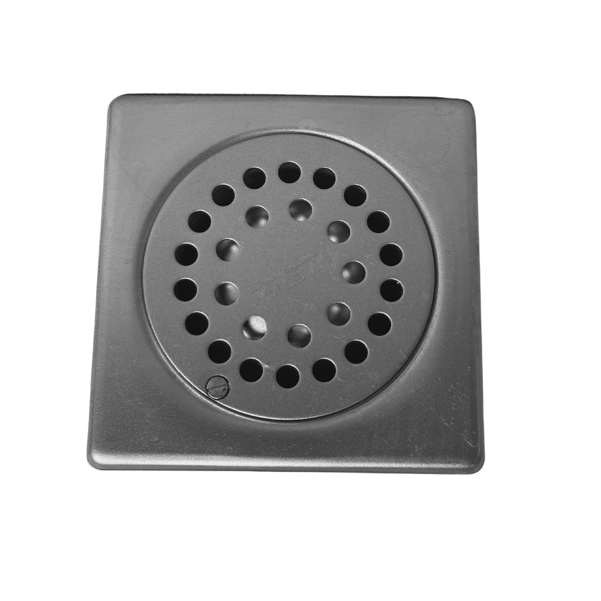 Sifon Asvox din oțel inoxidabil, pietonal, vertical, cu următoarele dimensiuni, lungime de 100 mm, lățime de 100 mm și înălțime de 105 mm. Soluția ideală pentru gestionarea eficientă a apei.