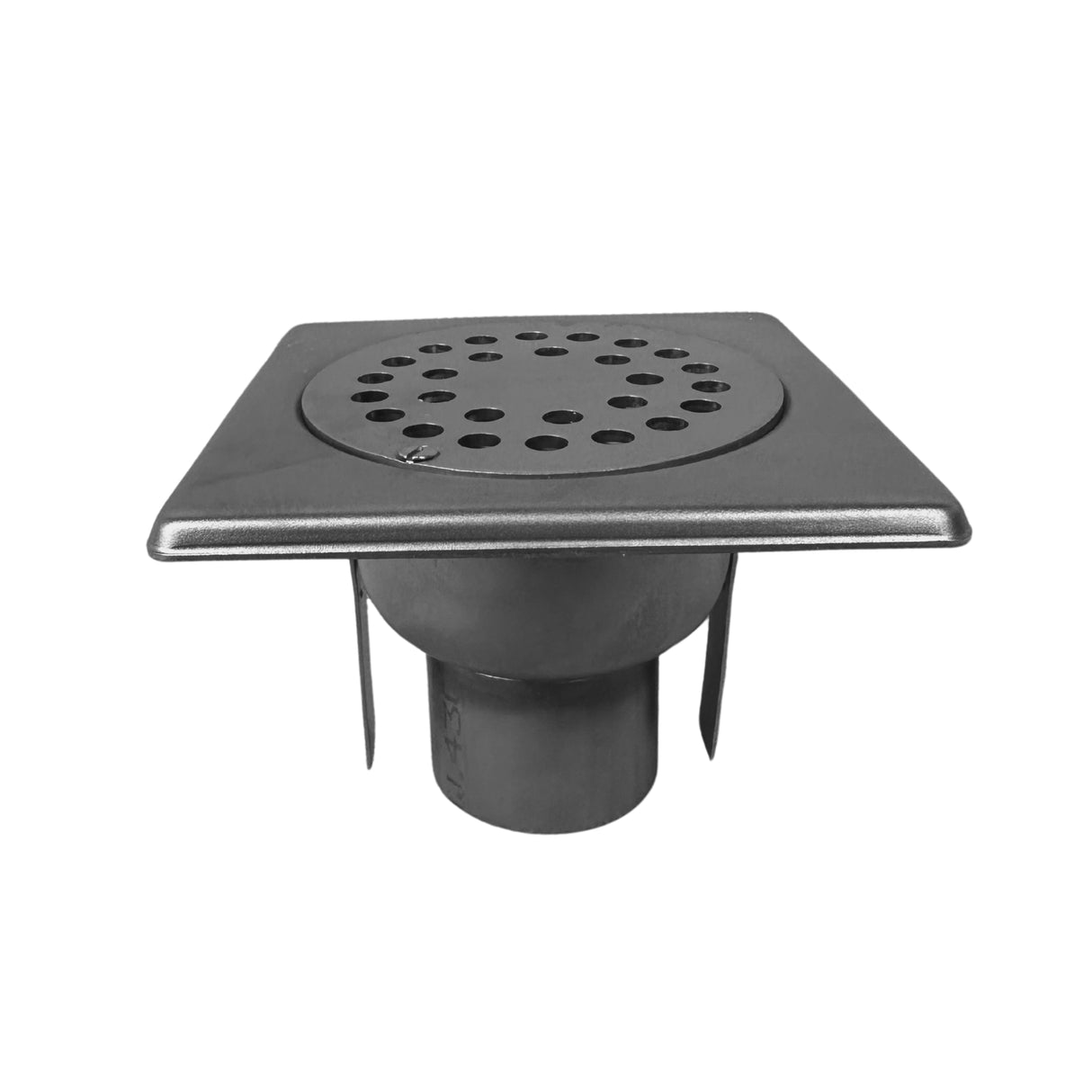 Sifon Asvox din oțel inoxidabil, pietonal, vertical, cu dimensiunile următoare, lungime de 100 mm, lățime de 100 mm și înălțime de 70 mm. Soluția ideală pentru gestionarea eficientă a apei.