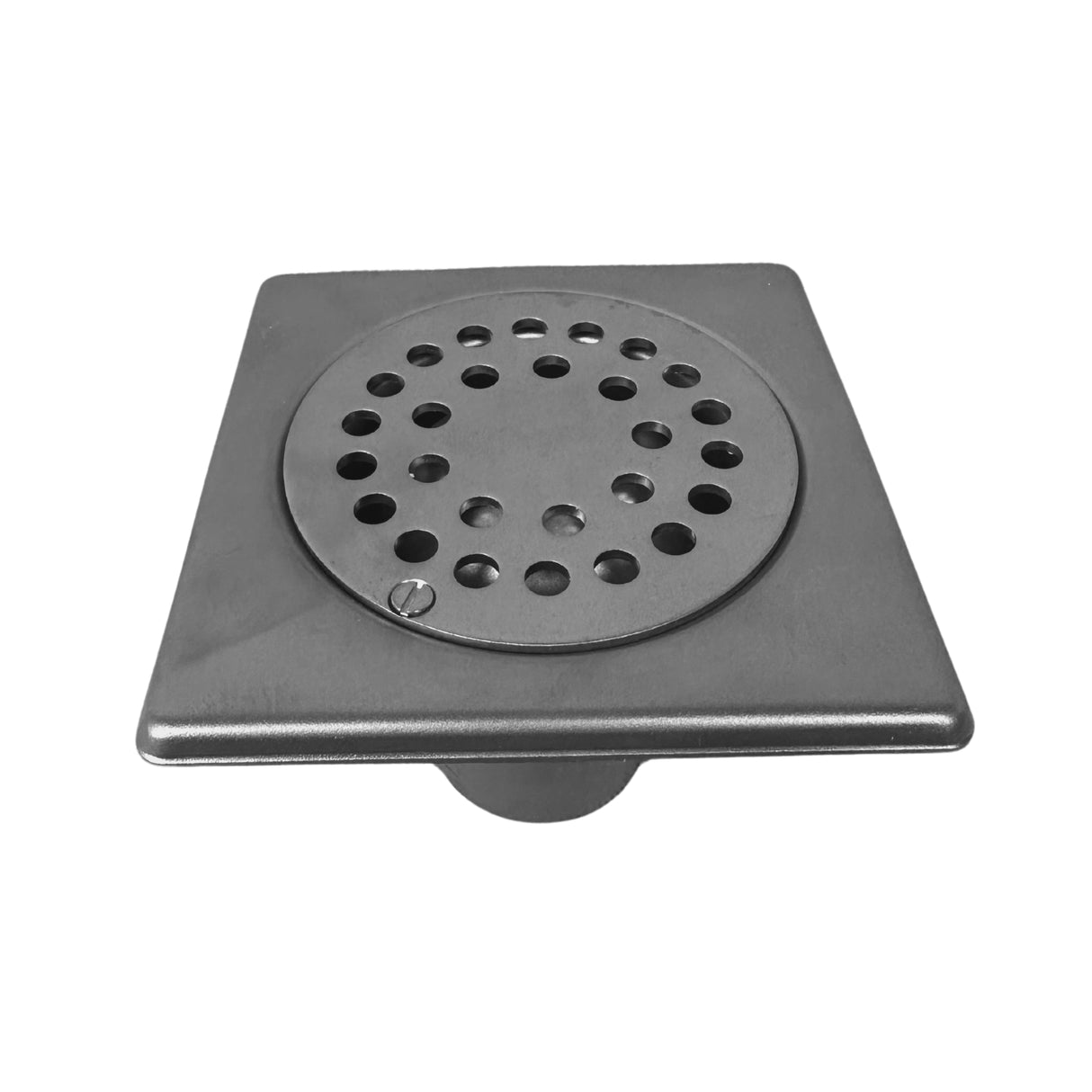 Sifon Asvox din oțel inoxidabil, pietonal, vertical, cu următoarele dimensiuni, lungime de 100 mm, lățime de 100 mm și înălțime de 70 mm. Soluția ideală pentru gestionarea eficientă a apei.