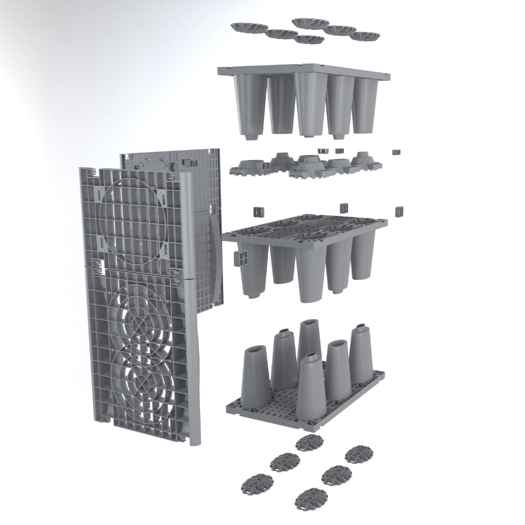 Sistem de stocare modular inPluvio