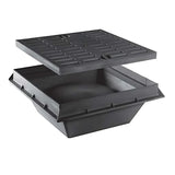 Căminul sifonat CompactDrain este o soluție practică și eficientă pentru colectarea apei pluviale, contribuind la protecția fundațiilor și suprafețelor exterioare împotriva acumulării de apă stătătoare. Dimensiuni de, lungime 400 mm și lățime de 400 mm.