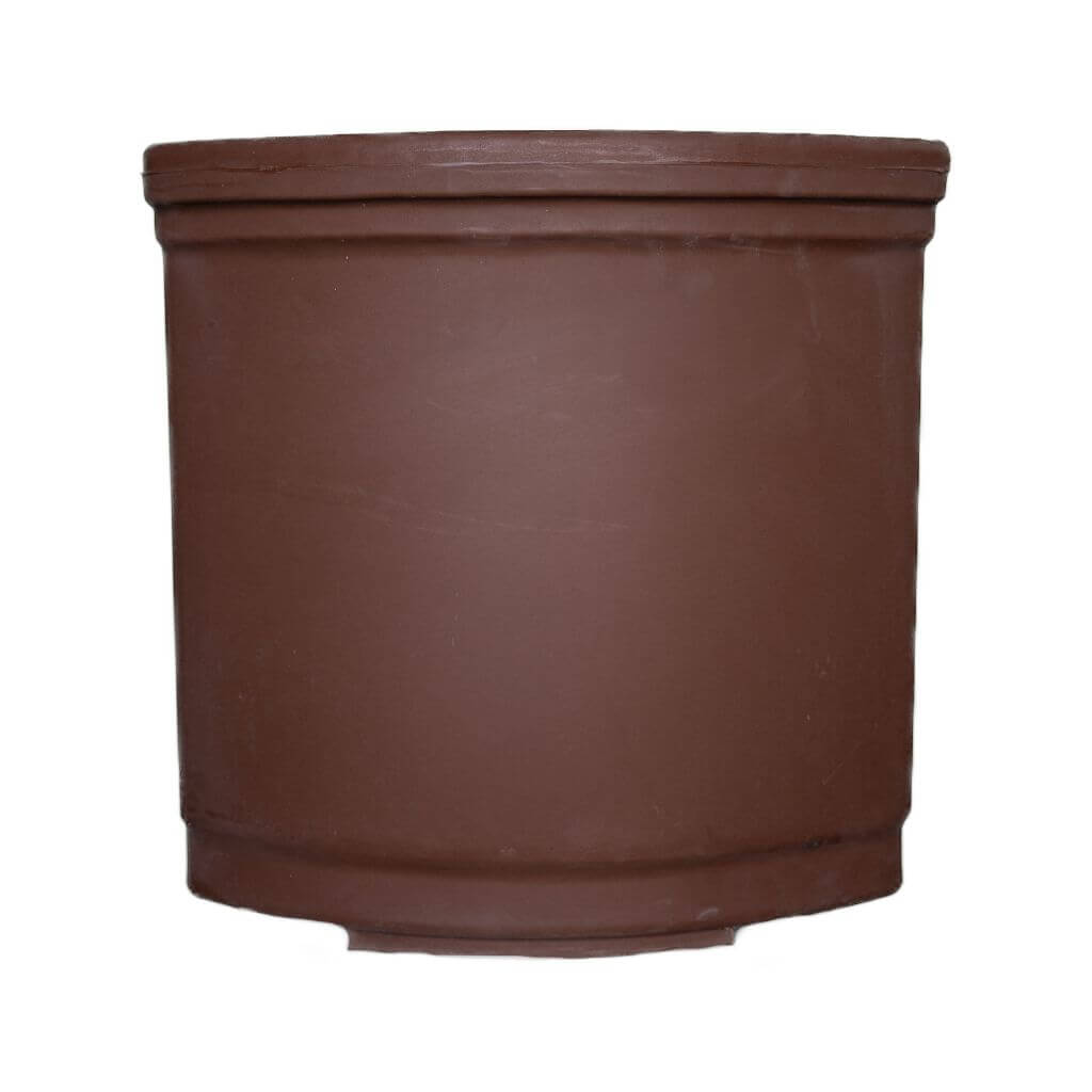 Ghiveci ANCONA din LLDPE de culoare maro, cu lungimea de 37 cm, latimea de 37 cm si inaltimea de 52 cm