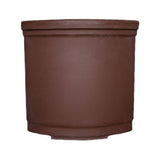 Ghiveci ANCONA din LLDPE de culoare maro, cu lungimea de 37 cm, latimea de 37 cm si inaltimea de 52 cm