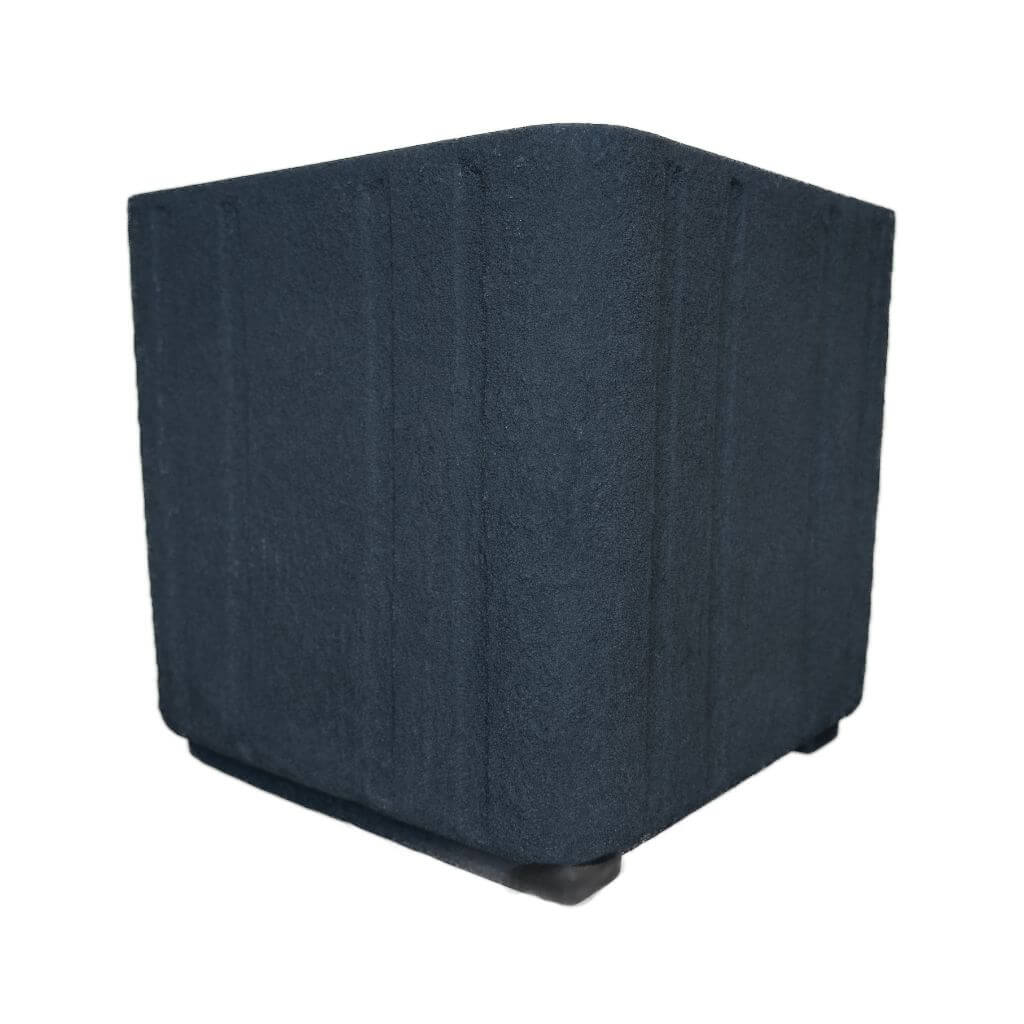 Ghiveci PALERMO din LLDPE de culoare gri, cu lungimea de 60 cm, latimea de 60 cm si inaltimea de 60 cm