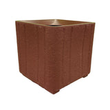 Ghiveci PALERMO din LLDPE de culoare maro, cu lungimea de 60 cm, latimea de 60 cm si inaltimea de 60 cm