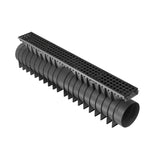 Rigolă Gimani Construct Go cu Grătar din Fontă, 1000x160x245mm, B125, Sistem Fixare