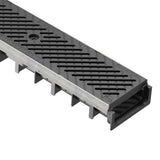 Rigolă Gimani RainPro H30 cu Grătar din Poliamidă C250, 1000x120x56mm, Trafic 25 tone