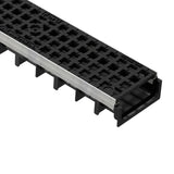 Rigolă Gimani RainPro H30 cu Grătar din Fontă Ductilă C250, 1000x120x56mm, Trafic 25 tone