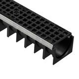 Rigolă Gimani RainPro H70 cu Grătar din Fontă Ductilă B125, 1000x120x93.5mm, Trafic 12,5 tone