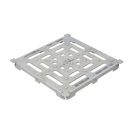 Kit Minicamin si Sifon GM Rain H70 cu Gratar din Otel Zincat, Clasa de incarcare A15 - Solutie de drenaj eficienta, rezistenta la coroziune, ideala pentru aplicatii rezidentiale.