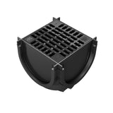 Kit Minicamin si Sifon GM Rain H70 cu Gratar din Plastic Negru, Clasa de incarcare A15 - Solutie de drenaj eficienta, rezistenta la coroziune, ideala pentru aplicatii rezidentiale.