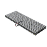 3 bucati rigola drenaj GM Rain H30 cu gratar din otel zincat, destinata utilizarii in exterior. Dimensiuni: 1000 mm lungime, 120 mm latime, 54.5 mm inaltime. Clasa de incarcare A15 potrivita pentru zone pietonale si rezidentiale.