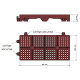 Pavaj exterior modular din plastic