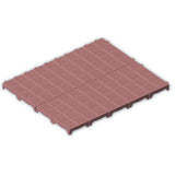 Pavaj exterior modular din plastic
