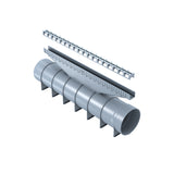 Rigola de drenaj GM One din polipropilena gri, dimensiuni 540x116x195mm, cu clasa de incarcare C250