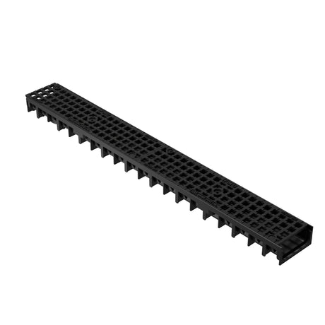 Rigola drenaj GM Rain H30 cu gratar din fonta ductila, destinata utilizarii in exterior. Dimensiuni: 1000 mm lungime, 120 mm latime, 54.5 mm inaltime. Clasa de incarcare B125 potrivita pentru zone comerciale si industriale.