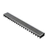 Rigola drenaj GM Rain H30 cu gratar din otel galvanizat, destinata utilizarii in exterior. Dimensiuni: 1000 mm lungime, 120 mm latime, 54.5 mm inaltime. Clasa de incarcare B125 potrivita pentru zone comerciale si industriale.