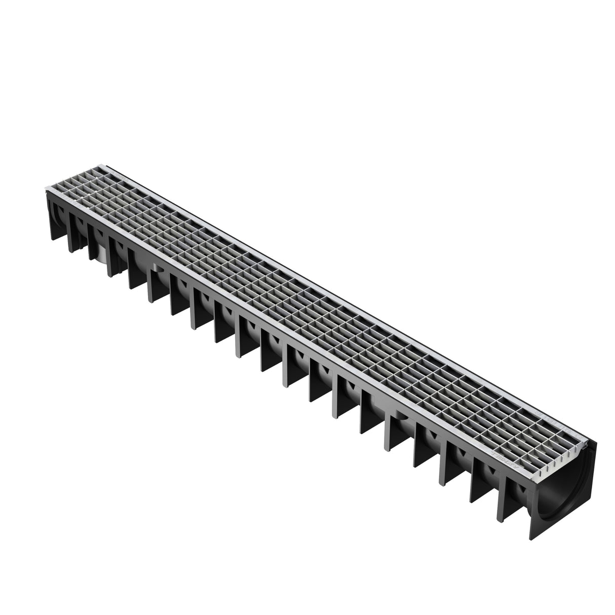 Rigola drenaj GM Rain H70 cu gratar din otel galvanizat, destinata utilizarii in exterior. Dimensiuni: 1000 mm lungime, 120 mm latime, 92 mm inaltime. Clasa de incarcare B125 potrivita pentru zone comerciale si industriale.