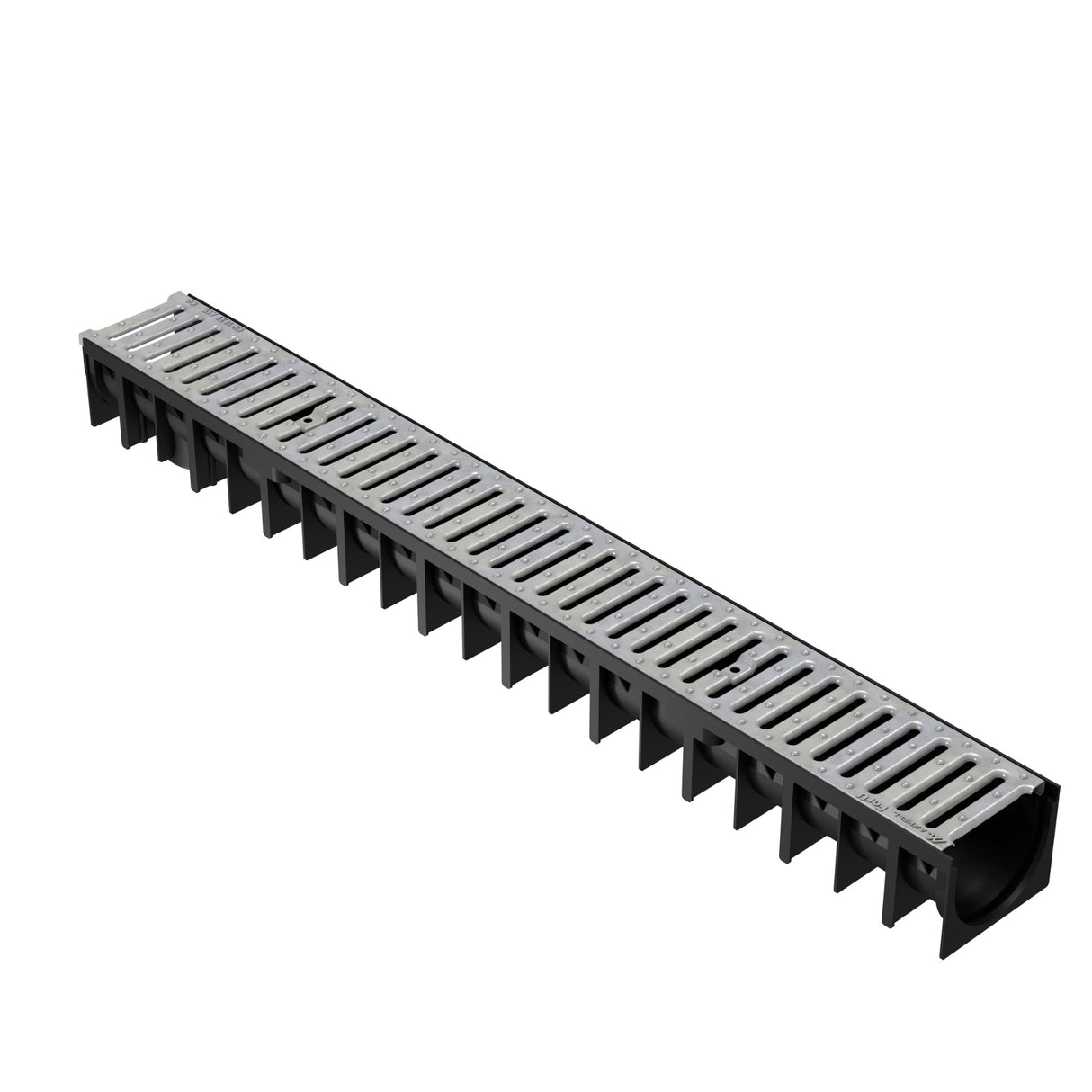 Rigola drenaj GM Rain H70 cu gratar din otel zincat, destinata utilizarii in exterior. Dimensiuni: 1000 mm lungime, 120 mm latime, 92 mm inaltime. Clasa de incarcare A15 potrivita pentru zone pietonale si rezidentiale.