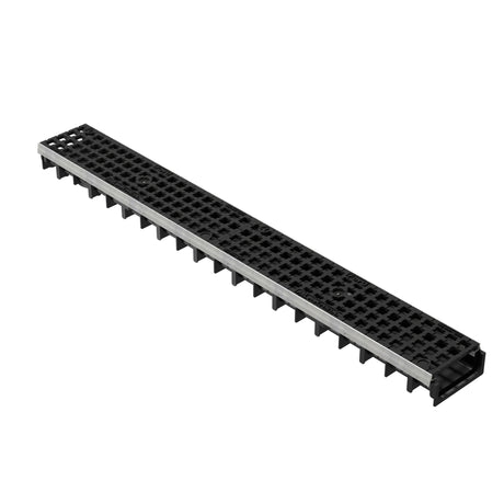 Rigola drenaj GM RainPro H30 cu gratar din fonta ductila, destinata utilizarii in exterior. Dimensiuni: 1000 mm lungime, 120 mm latime, 56 mm inaltime. Clasa de incarcare C250 potrivita pentru zone cu trafic intens, precum parcari si drumuri.