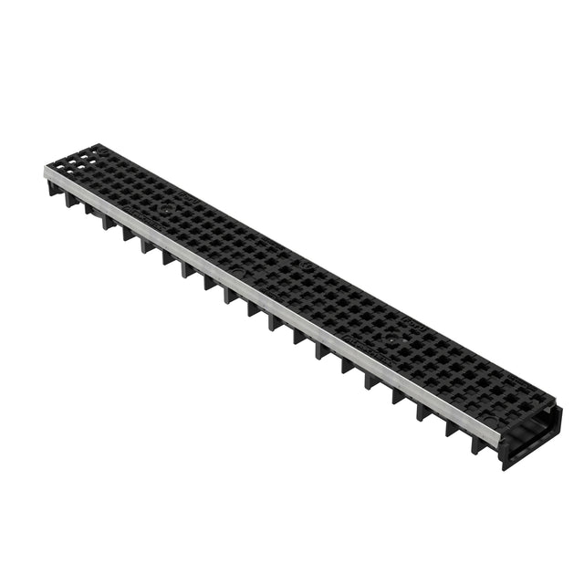 Rigola drenaj GM RainPro H30 cu gratar din fonta ductila, destinata utilizarii in exterior. Dimensiuni: 1000 mm lungime, 120 mm latime, 56 mm inaltime. Clasa de incarcare C250 potrivita pentru zone cu trafic intens, precum parcari si drumuri.