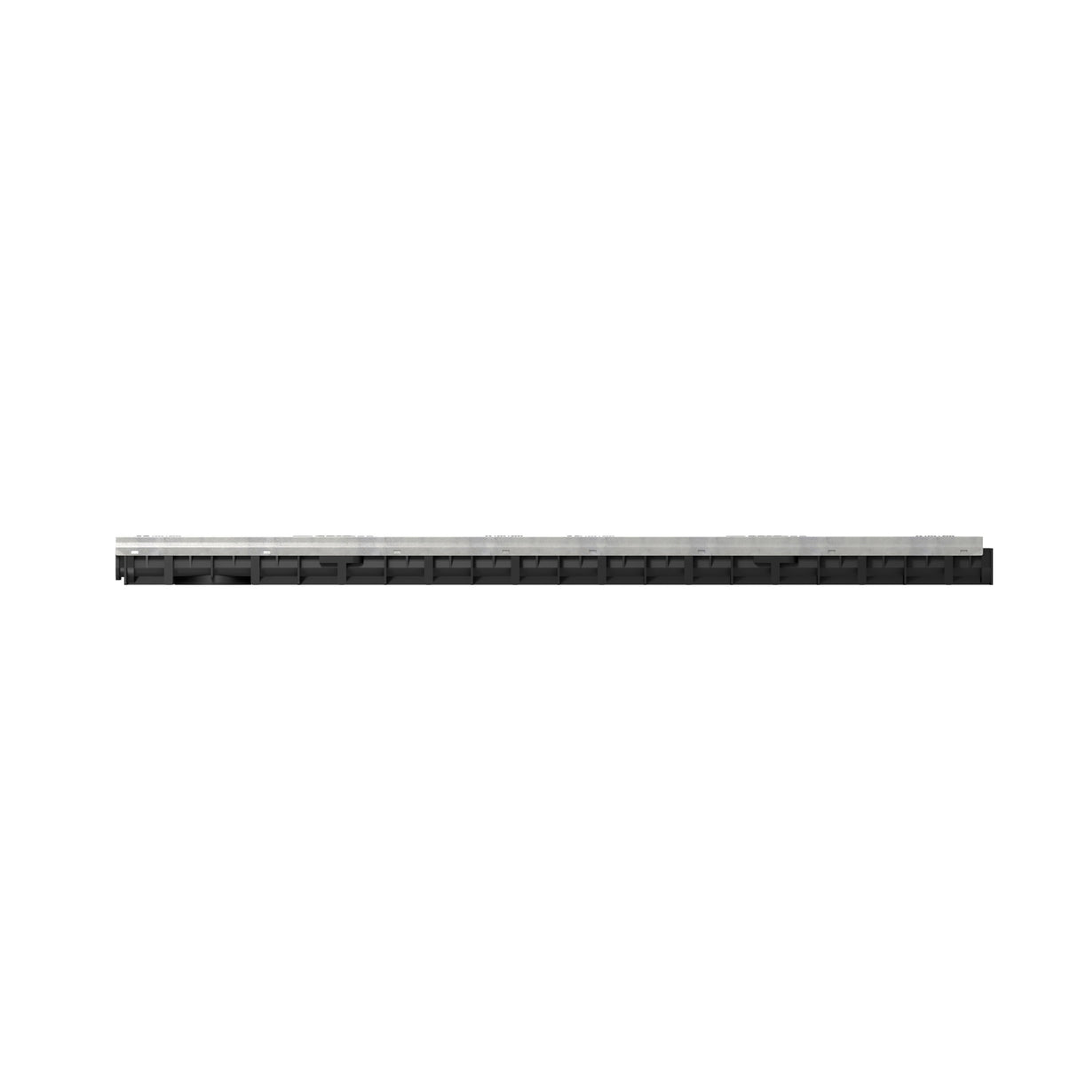 Rigola drenaj GM RainPro H30 cu gratar din fonta ductila, destinata utilizarii in exterior. Dimensiuni: 1000 mm lungime, 120 mm latime, 56 mm inaltime. Clasa de incarcare C250 potrivita pentru zone cu trafic intens, precum parcari si drumuri.