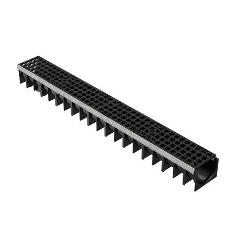 Rigola drenaj GM RainPro H70 cu gratar din fonta ductila, destinata utilizarii in exterior. Dimensiuni: 1000 mm lungime, 120 mm latime, 93.5 mm inaltime. Clasa de incarcare C250 potrivita pentru zone comerciale si industriale.