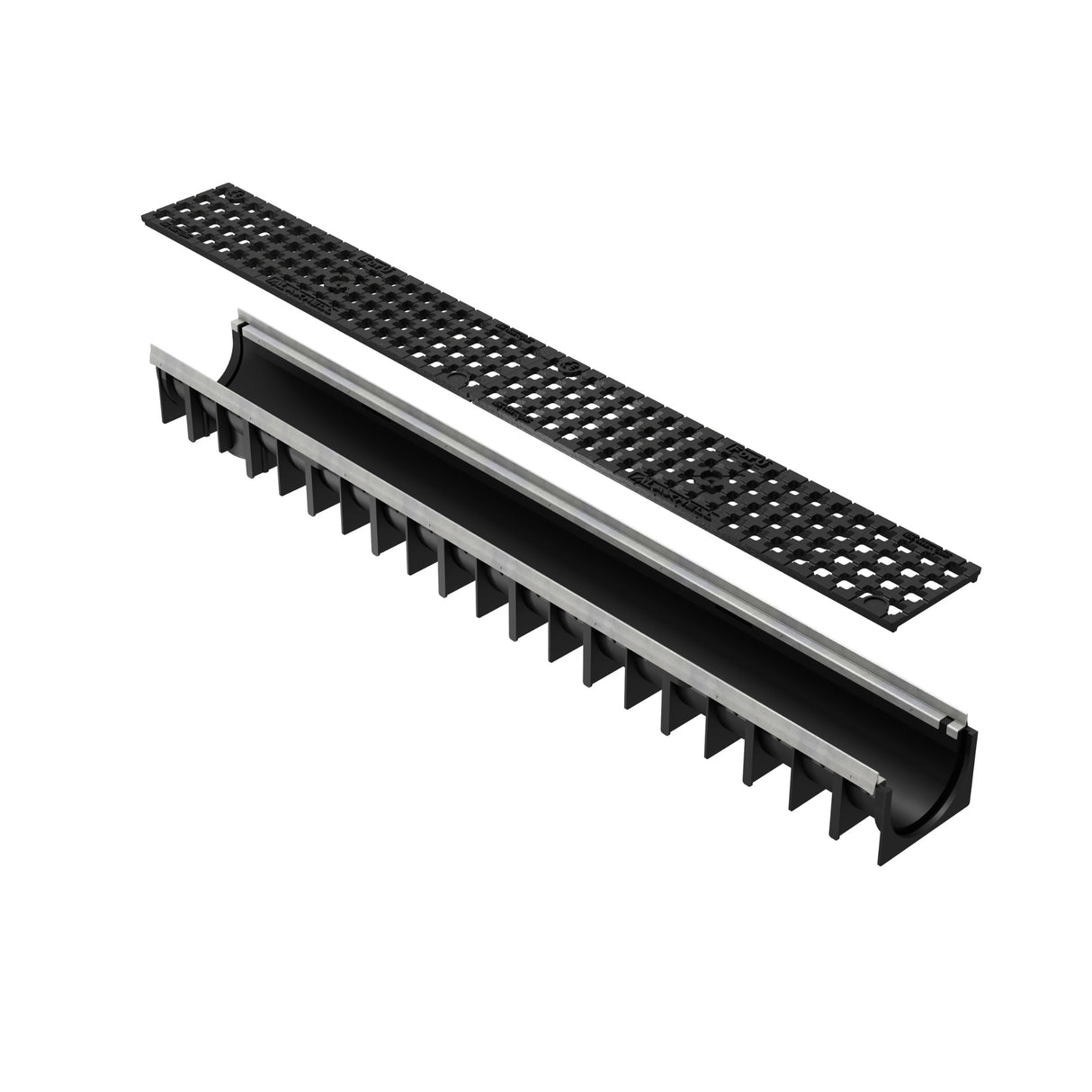 Rigola drenaj GM RainPro H70 cu gratar din fonta ductila, destinata utilizarii in exterior. Dimensiuni: 1000 mm lungime, 120 mm latime, 93.5 mm inaltime. Clasa de incarcare C250 potrivita pentru zone comerciale si industriale.