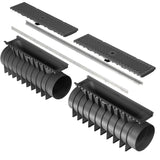 Rigolă Gimani Construct Max cu Grătar Compozit PA, 1000x160x245mm, C250, Margine Otel Zincat, Sistem fixare