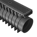 Rigolă Gimani Construct Go cu Grătar Compozit PA, 1000x160x245mm, B125